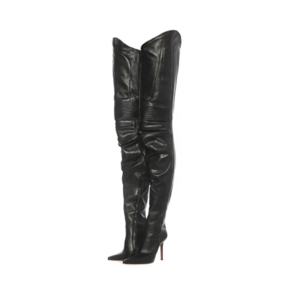 FULL LENGTH LEATHER BOOTS