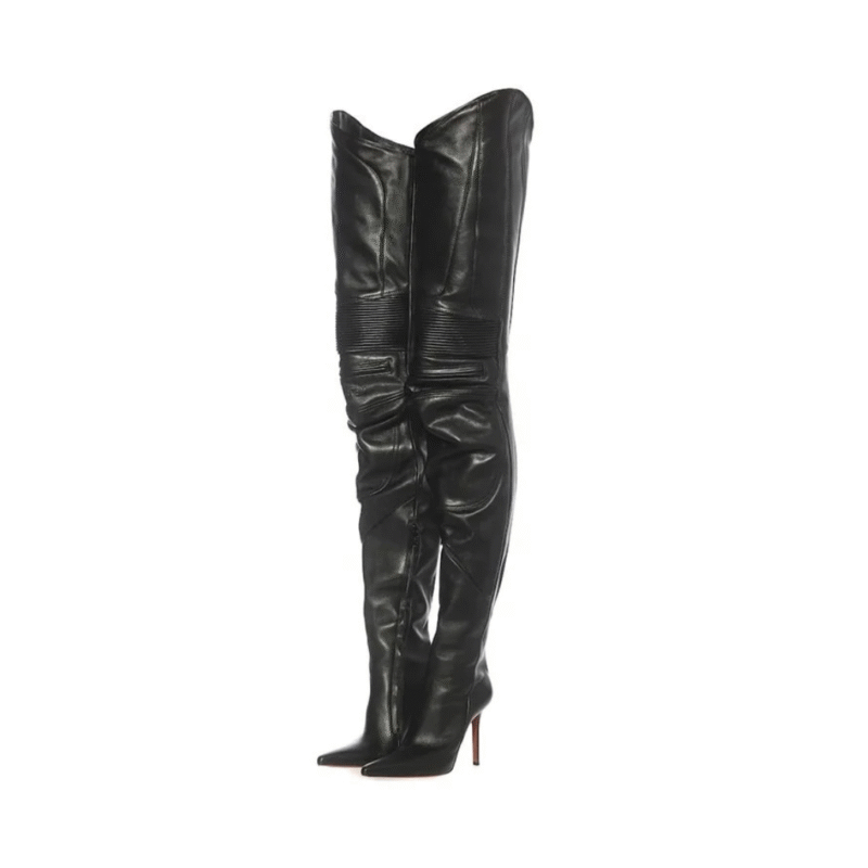 FULL LENGTH LEATHER BOOTS
