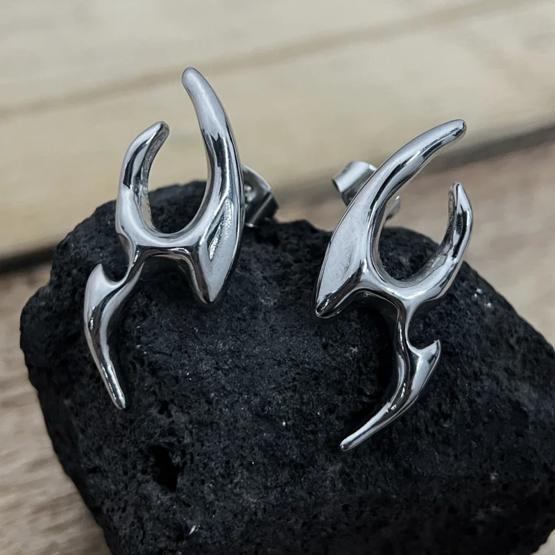 ALIEN EARRINGS STUDS - Image 3