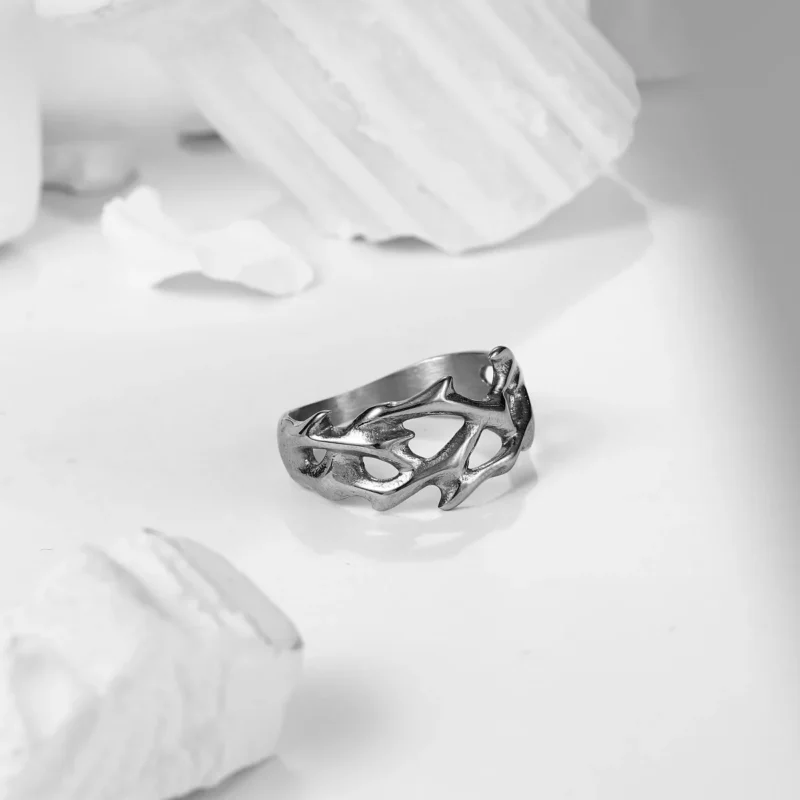 HOLLOW THORN RING - Image 2
