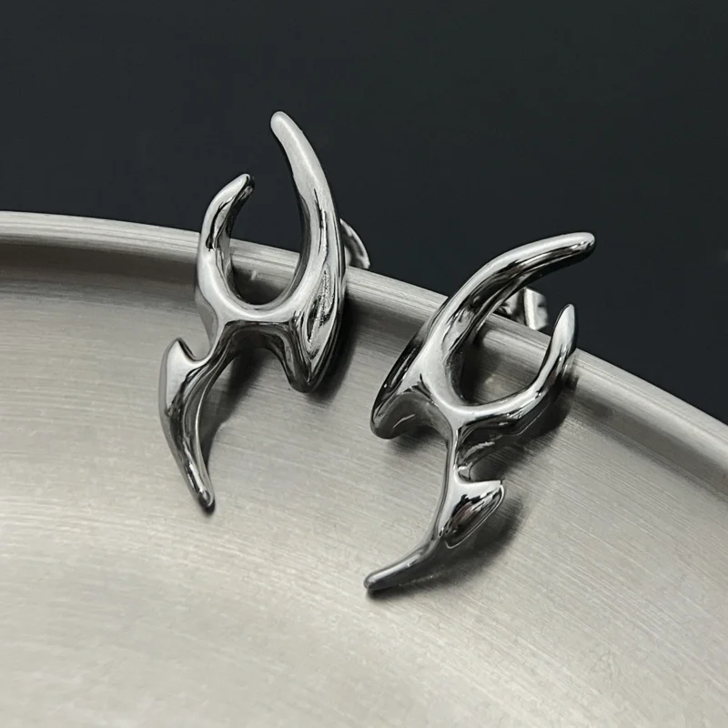 ALIEN EARRINGS STUDS - Image 2