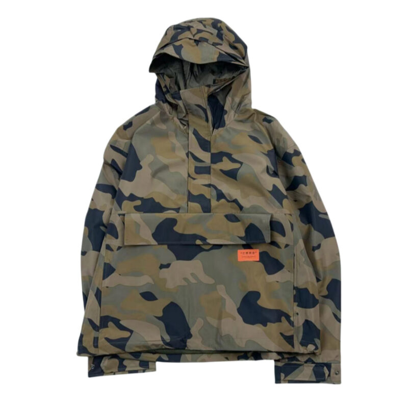 CAMOUFLAGE HOODED JACKET